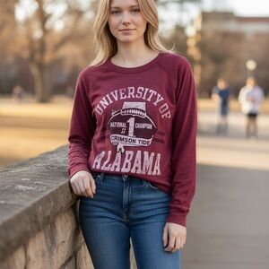 University of Alabama Women's Maroon Long Sleeve Tee